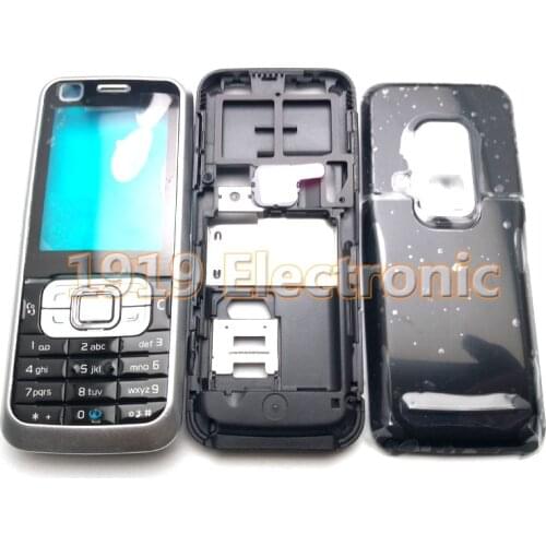 New Full Phone Housing Cover Case with English OR Russian Keypad For Nokia 6120 6120c +Tools