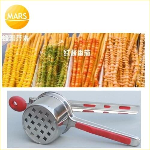 30cm Fries Maker Potato Chips Tool Manual French Fries Cutter Dispenser Super Long French Fries Presser Kitchenware Potato Ricer