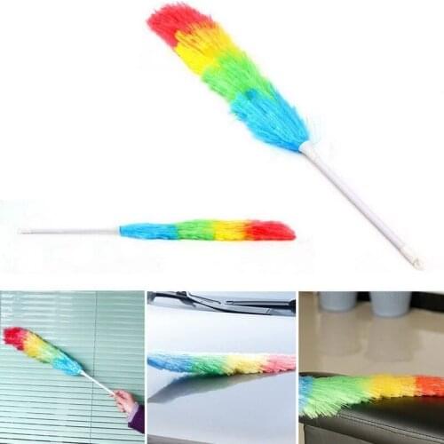 Soft Microfiber Cleaning Duster Dust Cleaner Handle Feather Static Anti Magic Household Cleaning HOT Selling Tools