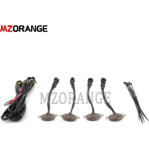 1 Set LED Grille Grill Light for Ford F-150 F150 2015 2016 2017 2018 2019 Raptor Style LED Amber Grille Lamp Car Auto Part