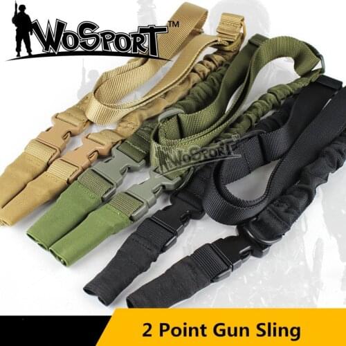 Tactical 2 Point Gun Sling Shoulder Strap Outdoor Rifle Sling With QD Metal Buckle Shotgun Gun Belt super