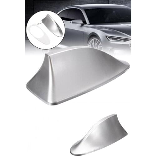 Universal Car Roof Shark Fin Decorative Aerial Antenna Cover Sticker Base Roof Carbon Fiber Style For BMW/Honda/toyota