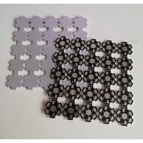 1W 3W 5W Heat Sink LED Aluminum Base Plate PCB Board Substrate 20mm Star Kit DIY Cooling Heatsink for 1 3 5 Watt LED Bead Chips