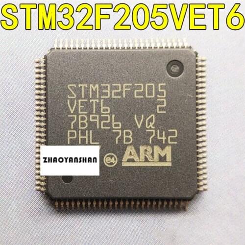 100pcs X STM32F205VET6 STM32F STM32F205 LQFP100 NEW Free Shipping