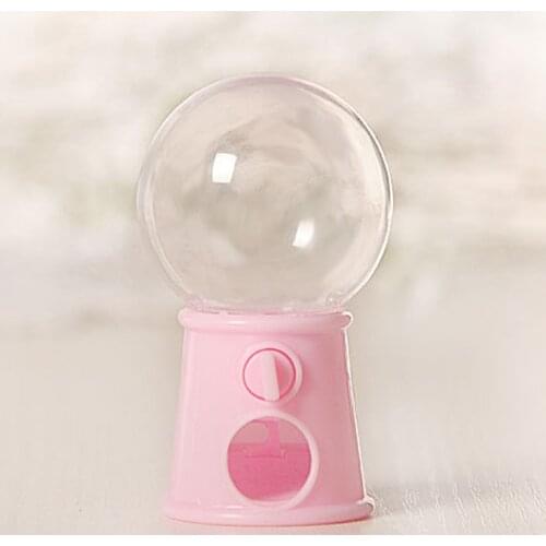12pcs Cute Sweets Mini Candy Machine Bubble Dispenser Coin Bank Kids Toy Chrismas Gifts for Children Coin Bank Cans