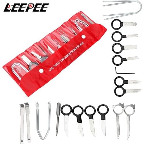 20Pcs/set Car Panel Removal Tools Automobile Audio Refit Repair Disassembly Tool Auto Fastener Universal Car Refitting Kit