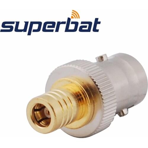 Superbat 5 pcs SMB-BNC Adapter SMB Male Plug to BNC Female Jack Straight RF Coaxial Connector