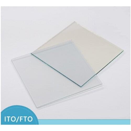 50x50x1.1mm, Less than 17 ohm/sq, Lab Transparent Conductive Glass Fluorine Doped Tin Oxide (FTO) Coated Glass H
