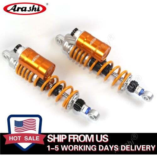 Arashi 360mm Nitrogen Air Shock Twin Rear Shocks Absorber Suspension For SE / Street Twin / T100 / T120