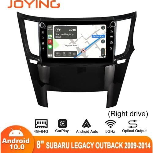 8" Android10 Car Radio for Subaru Legacy 5 / Outback 4 2009-2014 Right Drive GPS Carplay DSP SPDIF Subwoofer 5GWIFI DAB DVR OBD