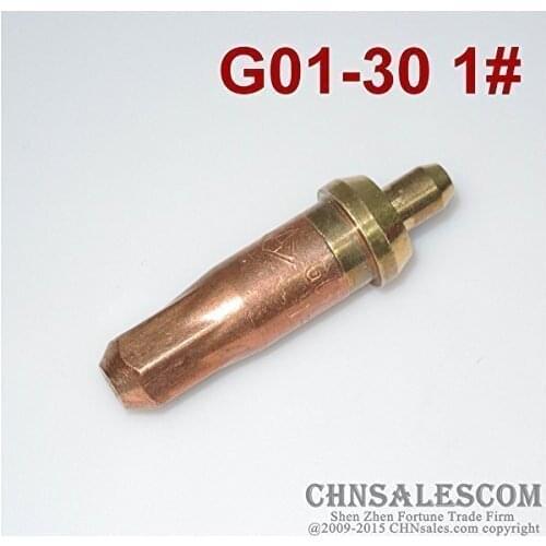 CHNsalescom G01-30 1# Oxygen Acetylene Cutting Welding Torch Tip