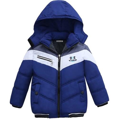 Children Coat 2020 Boys Jacket Autumn coat kids outerwear Winter Autumn long-sleeved warm Hoodied Coat for 1 2 3 4 5 years boys