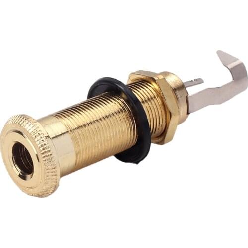 Guitar Mono End Pin Output Button Endpin Jack Socket - Acoustic Electric Guitar Bass Acceessory