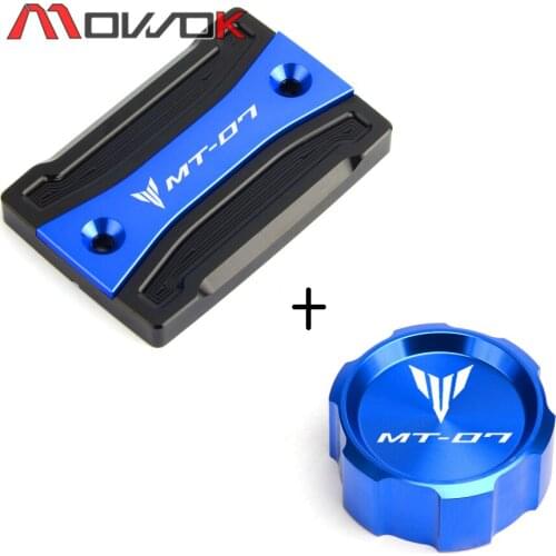 Hot sale For YAMAHA mt-07 fz-07 FZ07 MT07 2014-2018 Motorcycle Front and Rear brake Fluid Cylinder Master Reservoir Cover Cap