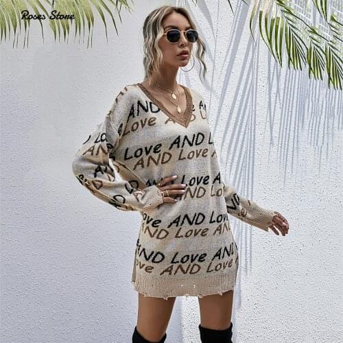 Женские пуловеры с V-образным вырезом iRosy China At AliExpress