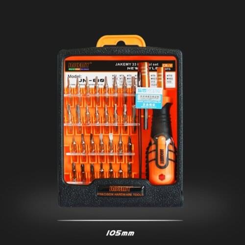 JAKEMY JM-8101 33 in 1 Portable Precision Screwdriver Tool Box Mini DIY Repair Kit for Eyeglass Camera Watch Cellphone