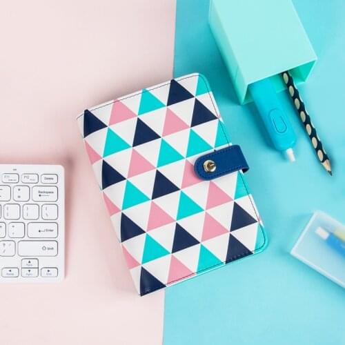 Kinbor Hand Notebook A6 Loose-Leaf Notebook Notebook Creative Hand Account Schedule Notebook Stationery PU Leather Hand Account