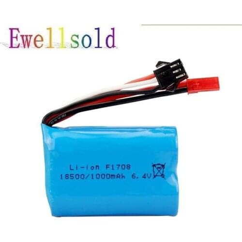 Wl A303 A313 A323 A333 1/12 RC car 6.4v 1000mAh Li-ion battery free shipping