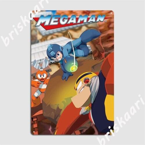 Mega Man 1 Metal Signs Wall Decor Party Printing Cinema Garage Tin sign Posters