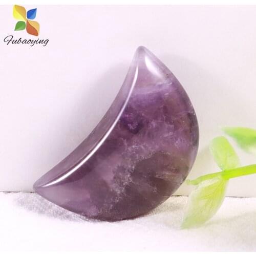 Trendy DIY Accessories Moon Beads Natural Stone Jewelry 1pcs 30mm Charms Bead For DIY Making