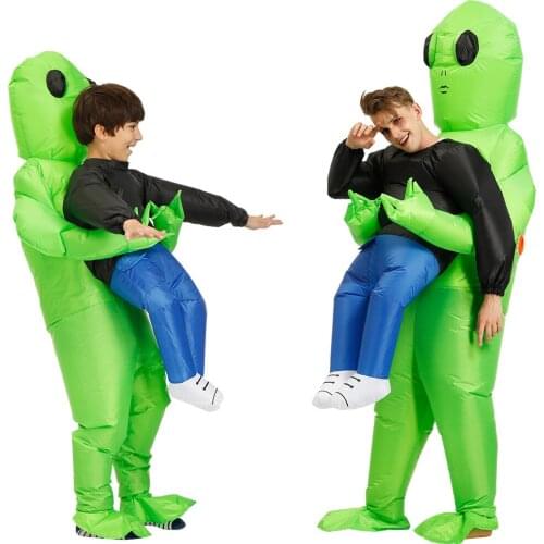Inflatable Costume Aliens Cosplay Costume for Adult Kid Parent-child InteractiveHalloween Party Stage Clothing Carnival Cosplay