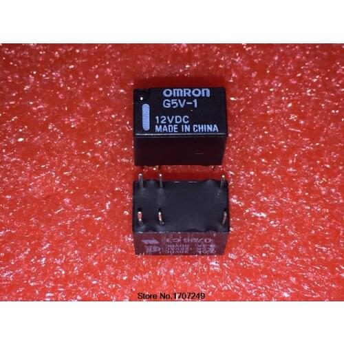 Free shipping 10PCS/LOT New original Signal Relay G5V-1-12VDC G5V-1-12V G5V-1 G5V 1 12VDC 12V 6Pins relay