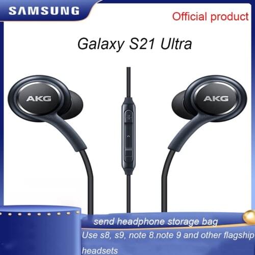 Samsung AKG S21 Original Headset Wire-controlled In-ear Wired Subwoofer for S10+ Note20 S20Ultra W20fe Headset Gaming