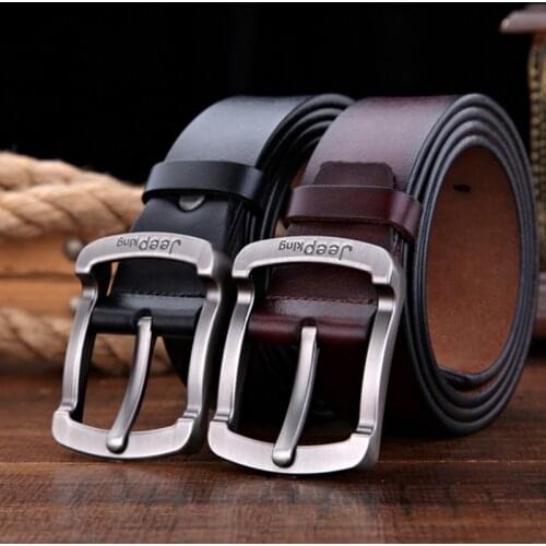 New Designer Best Quality 100% Upper Genuine Leather Belt For Men Luxury Business Mens Belts Fancy Vintage Jeans Belt For Gift
