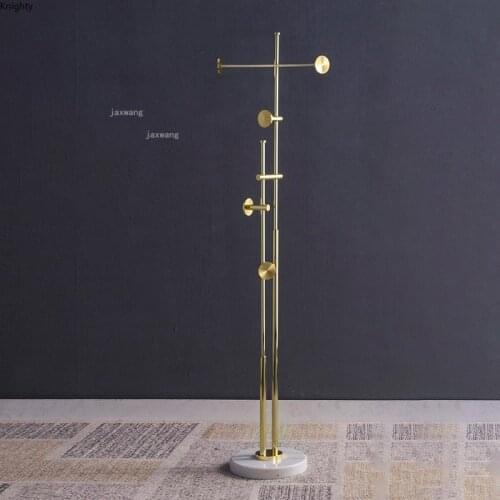 Small Apartment Home Furniture Coat Racks Stainless Steel Bedroom Dormitory Floor Type Clothes Hanger Clothing Store Hat Stands