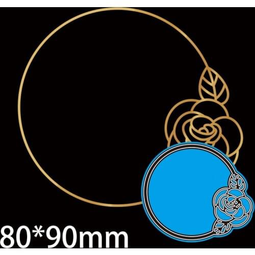 Cutting Dies Rose Bracelet Stencil Craft for Scrapbook Stamps Dies Embossing Paper Gift Card 80*90mm
