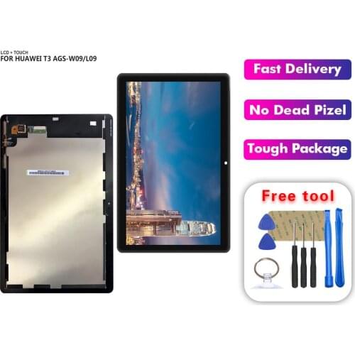 9.6"For Huawei Mediapad MediaPad T3 10 AGS-L03 AGS-L09 AGS-W09 T3 LCD display touch screen digitizer assembly + tools