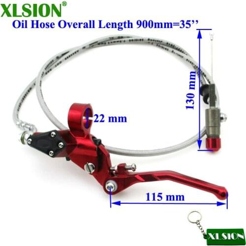 XLSION 900mm Hydraulic Handle Clutch Lever Master Cylinder For Motorcycle Pitster Pro SDG Braaap Taotao Coolster Roketa