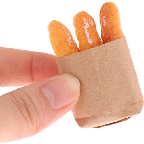 1 Set Mini Cute Creative 1:12 Dollhouse Miniature bread Dolls Kitchen Food Accessories Simulation Toys