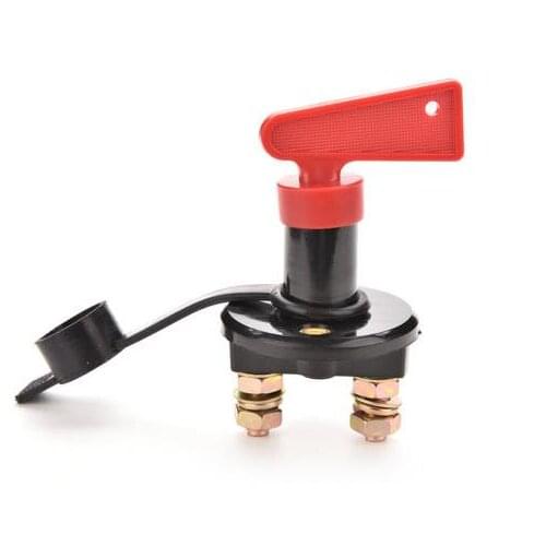 1PC VAN CAR BOAT TRUCK BATTERY ISOLATOR DISCONNECT CUT OFF POWER KILL SWITCH BLACK