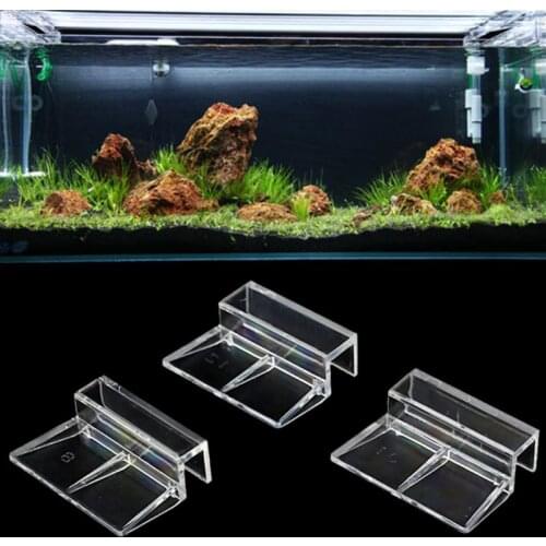 10 Pcs 6mm/8mm/10mm Fish Tank Acrylic Clips Aquarium Lid Cover Support Holder 95AA