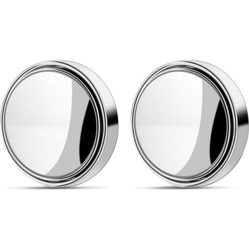 2 pc Car Rearview Mirrors 360-degree Rotating Car Small Round Mirror Rearview Mirror Car With Large Field View Mirror Blind Spot