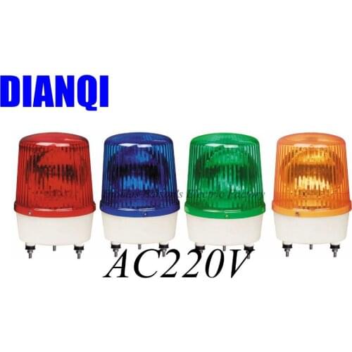 AC110V 220V 380V Revolving Warning Light Construction engineering signals LTE-1161 without buzzer (no sound)