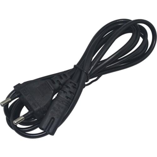 50PCS For PS2 PS3 PS4 Slim Xbox fire ox power cable line cord 8 Eight tail universal European standard 1.5m
