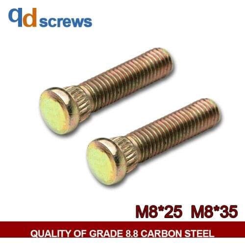 8.8 M8*25 8*35 Round head knurling screw