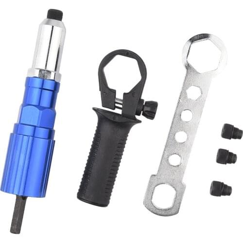 Rivet gun adapter Electric Rivet Gun Adapter 2.4-4.8mm Different Guide Nozzle Models Are Used To Quickly Pull Various Specificat