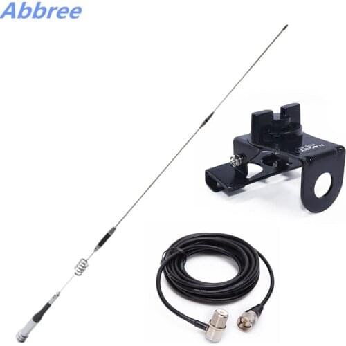 Diamond SG7200 Mobile Antenna UHF/VHF Dual Band SG-7200+ Black Car Clip Mount Kit RB-66 + 5M Cable For Mobile Car Radio