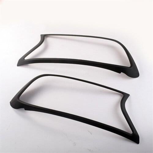 ABS Black Headlight cover for ford ranger T7 wildtrak everest endeavour 2016 2017 2018 2019