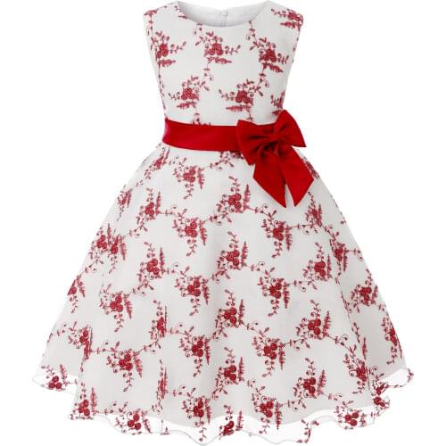Baby Kids Clothes 2021 New Girls Birthday Party Dress Skirt Wedding Princess Dresses Lace Performance Dress Party Costume 10 Age