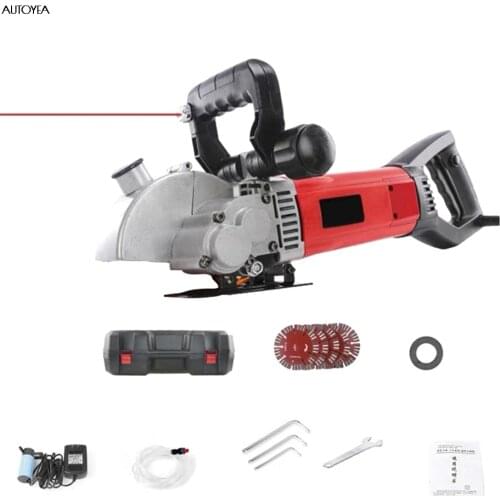 5200W Electric Wall Chaser Steel Concrete Groove Cutting Machine 5000r/min Slotting Machine Circular Saw Power Tools 220V/110V
