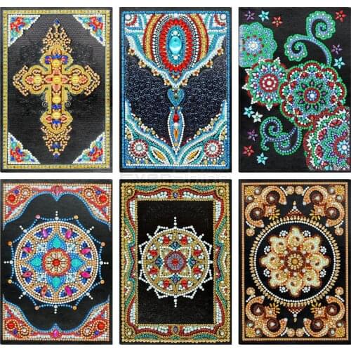 EverShine Diamond Painting Notebook Special Shape Diamond Embroidery Mandala Picture Rhinestones Cross Stitch Diamond Art Gift