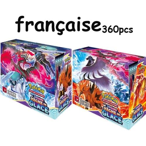 French Version Pokemon Cards Box TCG: Sword&Shield Chilling Reign Booster Evolving Skies Card Game Toy Kids Birthday Gift