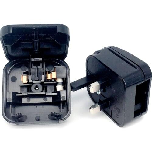 New European Euro EU 2 Pin to UK 3Pin Plug Adapter Power Socket Travel Converter