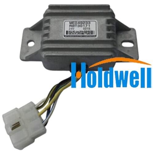 Holdwell Regulator Relay ME049233,R8T30171 for Mitsubishi Caterpillar CAT Excavator 320C 320B 312B