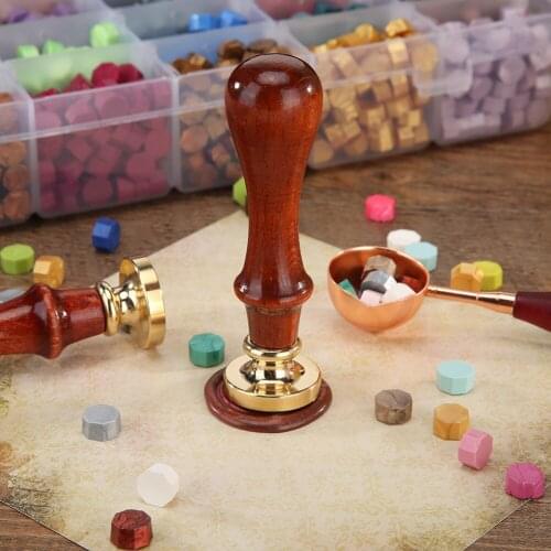 Replace Retro Plant Sealing Wax Stamp Copper Head DIY Photo Album Hobby Tools for Wedding Parties Invitations Presents