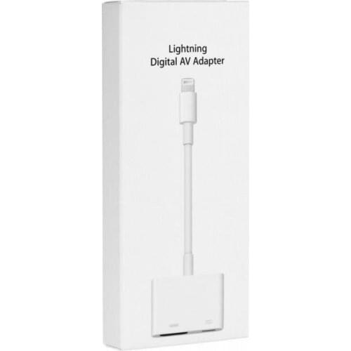 1 Lot / 10 PCS For Apple iPhone SE 5 6 7 8 X Plus For Lightning To HDMI Digital AV TV Cable Adapter